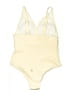 Unbranded Solid Ivory One Piece Swimsuit Size 2X - photo 2