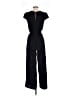 Bebop 100% Polyester Solid Black Jumpsuit Size S - photo 2