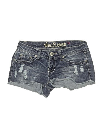 Wallflower Denim Shorts (view 1)