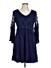 Assorted Brands 100% Rayon Blue Cocktail Dress Size L - photo 1