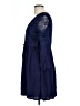 Assorted Brands 100% Rayon Blue Cocktail Dress Size L - photo 5