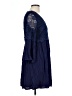 Assorted Brands 100% Rayon Blue Cocktail Dress Size L - photo 4