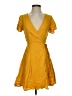 Lulus 100% Polyester Yellow Cocktail Dress Size XS - photo 1