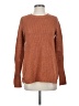 Dakini Solid Brown Pullover Sweater Size S - photo 1