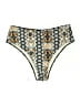Unbranded Print Gold Blue Swimsuit Bottoms Size 1X - photo 1