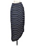 Bobeau Stripes Blue Casual Skirt Size S - photo 1