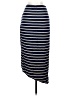 Bobeau Stripes Blue Casual Skirt Size S - photo 2