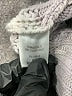 Main Strip 100% Acrylic Metallic Silver Pullover Sweater Size M - photo 8