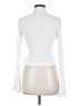 Shein Ivory Long Sleeve Top Size 6 - photo 2