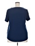 Roz & Ali Blue Short Sleeve Top Size 2X - photo 2