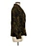 Great Cavalier by St. Paul 100% Polyester Print Gold Blazer Size M - photo 4