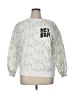 Wound Up Print White Sweatshirt Size XL - photo 1