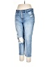 Torrid Hearts Blue Jeans Size 12S - photo 1