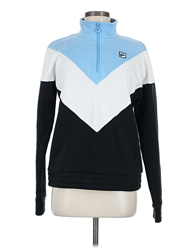 Pre-owned Fila Pullover Sweater In Blue