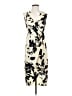 Shein 100% Polyester Print Ivory Casual Dress Size 4 - photo 1