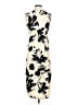 Shein 100% Polyester Print Ivory Casual Dress Size 4 - photo 2