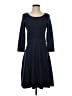 Talbots Solid Blue Casual Dress Size S - photo 1
