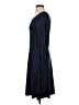 Talbots Solid Blue Casual Dress Size S - photo 5