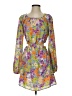 Sanctuary 100% Recycled Polyester Floral Orange Cocktail Dress Size XS - photo 1