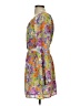 Sanctuary 100% Recycled Polyester Floral Orange Cocktail Dress Size XS - photo 5