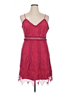 chinese dress ladies Foxiedox Black and Blue Floral Lace Dress- Size ~S – The Saved Collection main image 1