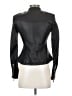 Diane von Furstenberg 100% Leather Black Jacket Size P (petite) - photo 2