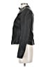 Diane von Furstenberg 100% Leather Black Jacket Size P (petite) - photo 5