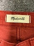 Madewell Burgundy Cords Size 25 waist - photo 4
