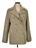 Isda & Co Tweed Tan Wool Coat Size S - photo 1