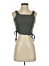 Shein 100% Polyester Green Tank Top Size 4 - photo 1
