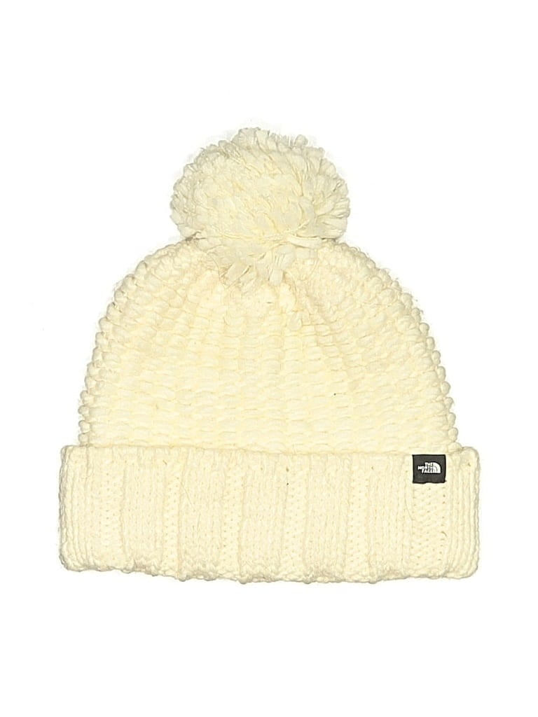 Pre-owned The North Face Beanie Hat In White