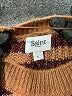 Saint Tropez Stripes Brown Pullover Sweater Size L - photo 7