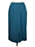 Chadwicks Solid Teal Formal Skirt Size 6 (tall) - photo 2