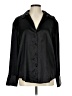 Fashion Nova Metallic Black Long Sleeve Blouse Size L - photo 1