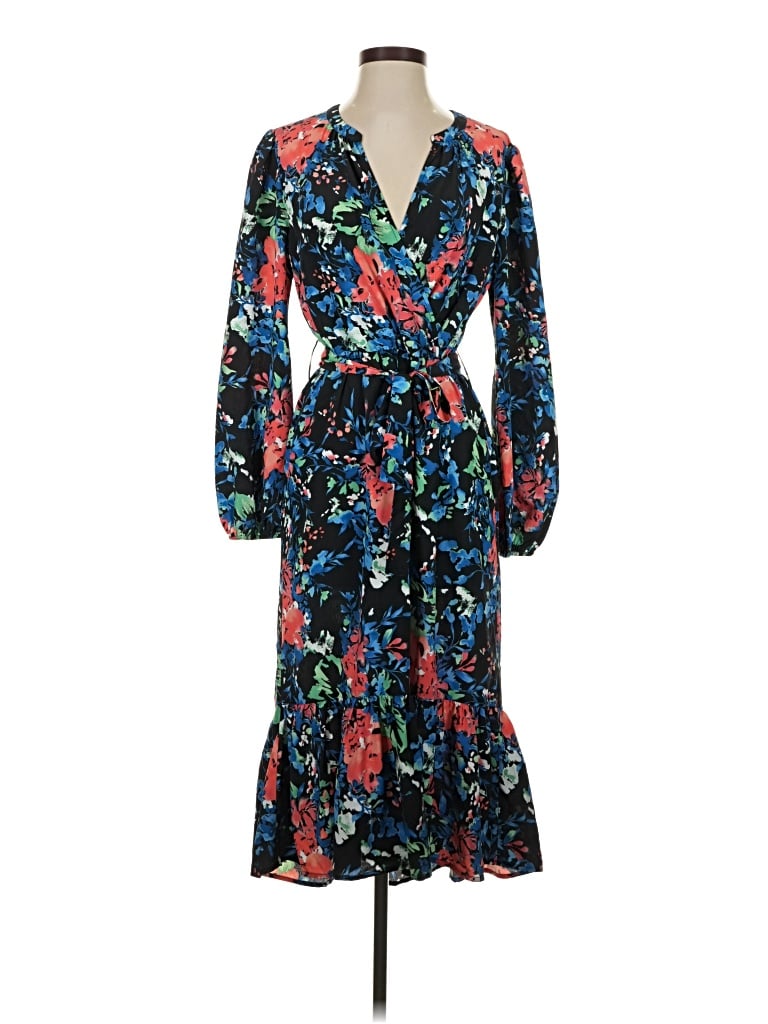 Charles Henry Casual Dress In Blue