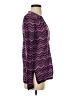 Ann Taylor Chevron-herringbone Purple Pullover Sweater Size S - photo 4