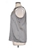 Fred David 100% Polyester Silver Sleeveless Blouse Size XL - photo 5