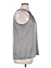 Fred David 100% Polyester Silver Sleeveless Blouse Size XL - photo 4