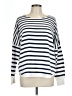 French Connection Stripes White Pullover Sweater Size L - photo 1