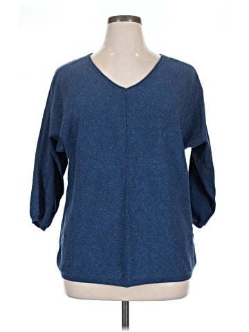 Christopher & Banks 3/4 Sleeve Blouse (view 1)