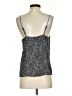 Nine West 100% Polyester Silver Black Tank Top Size S - photo 2