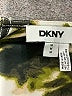 DKNY 100% Polyester Animal Print Green 3/4 Sleeve Blouse Size M - photo 7