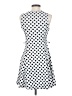Assorted Brands Polka Dots White Cocktail Dress Size XS - photo 2
