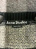 Acne Studios 100% Wool Checkered-gingham Black Wool Pullover Sweater Size S - photo 16