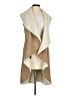 Left Coast by Dolan 100% Polyester Tan Vest Size 0 - photo 1