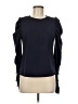 Unbranded Black Blue Long Sleeve Blouse Size M (estimated) - photo 1