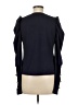 Unbranded Black Blue Long Sleeve Blouse Size M (estimated) - photo 2
