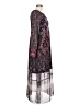 CAbi 100% Polyester Paisley Burgundy Blue Casual Dress Size L - photo 4
