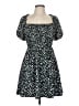Topshop Animal Print Black Casual Dress Size 6 - photo 1