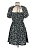 Topshop Animal Print Black Casual Dress Size 6 - photo 2